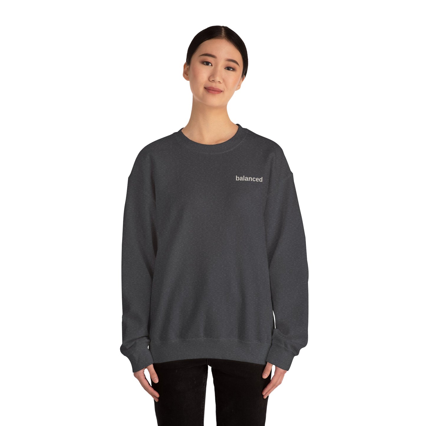 Balanced Affirmation Crewneck Sweatshirt-Unisex