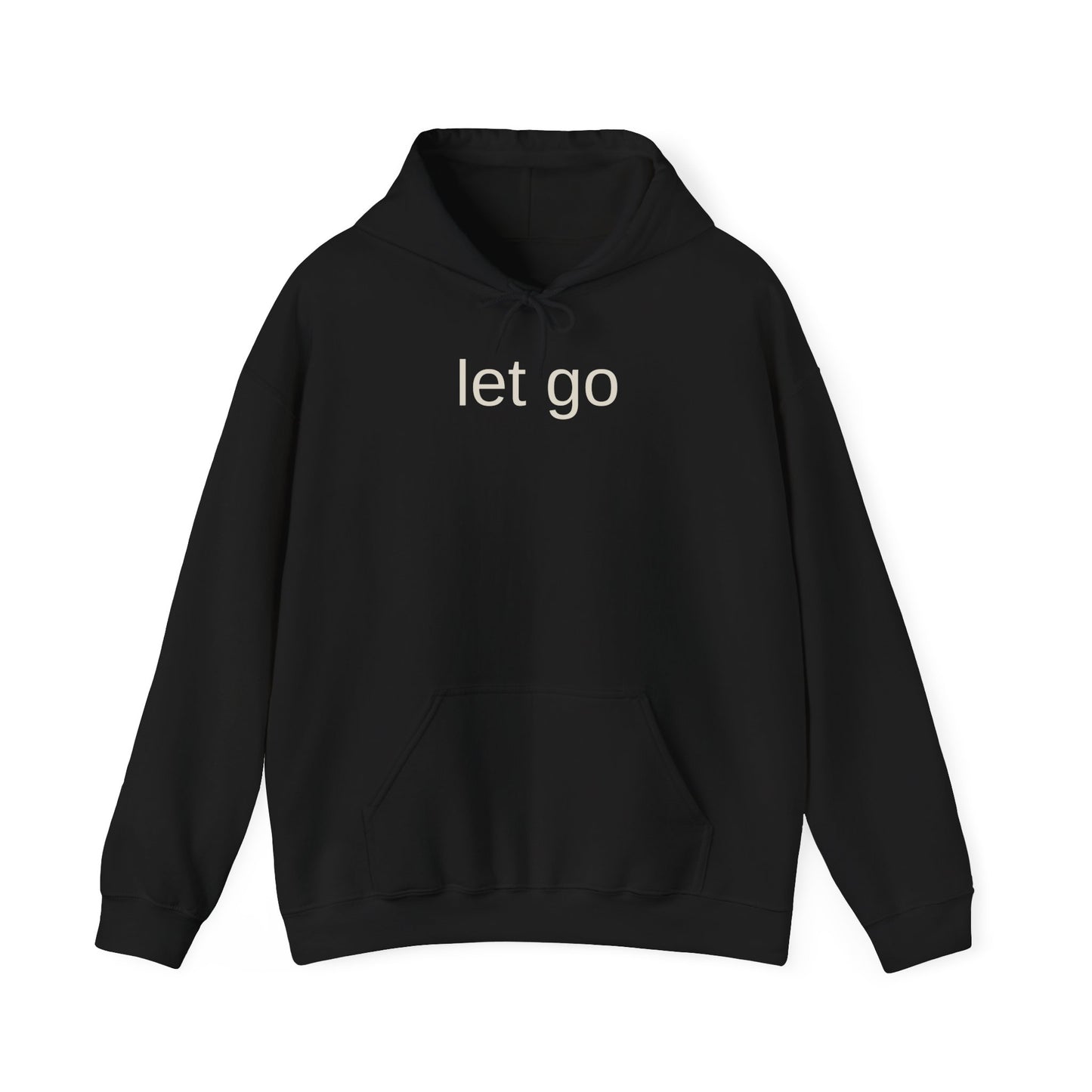 LET GO Three-Panel Fleece Hoodie