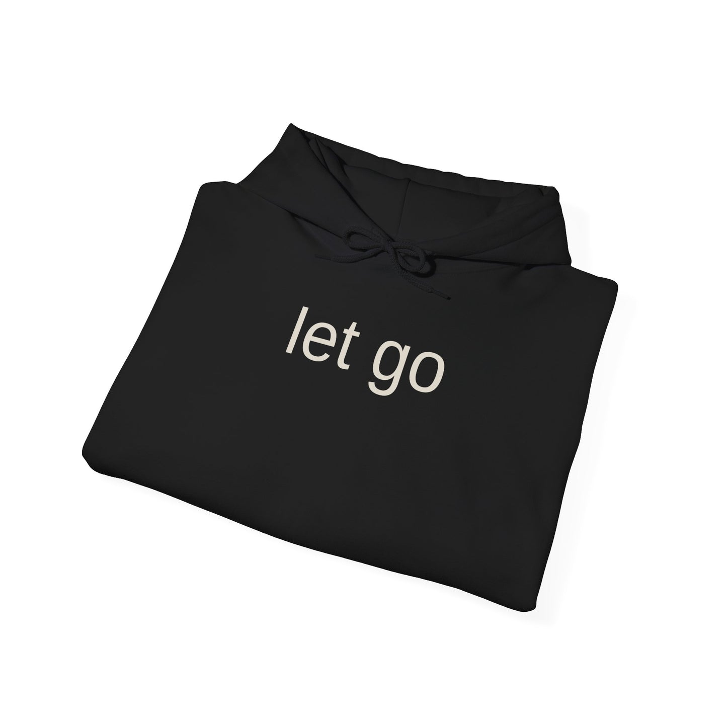 LET GO Three-Panel Fleece Hoodie