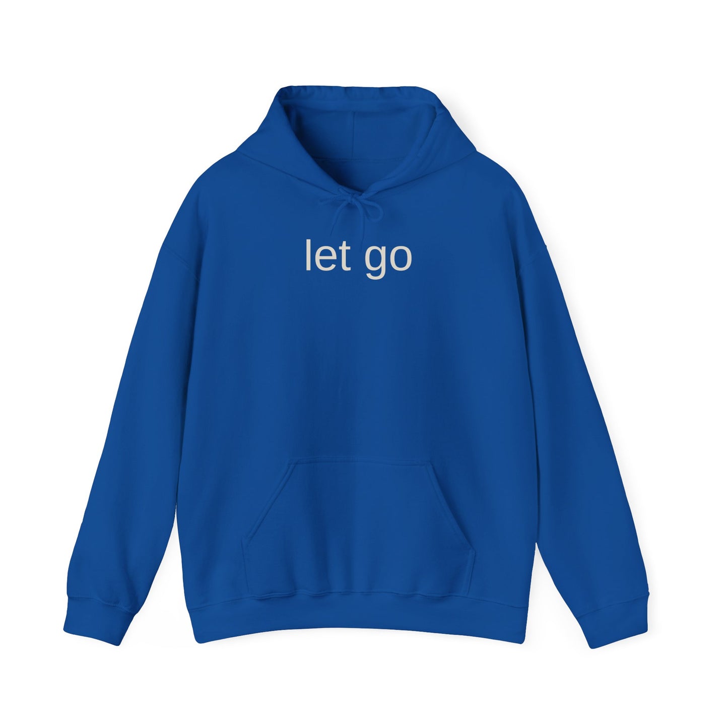 LET GO Three-Panel Fleece Hoodie