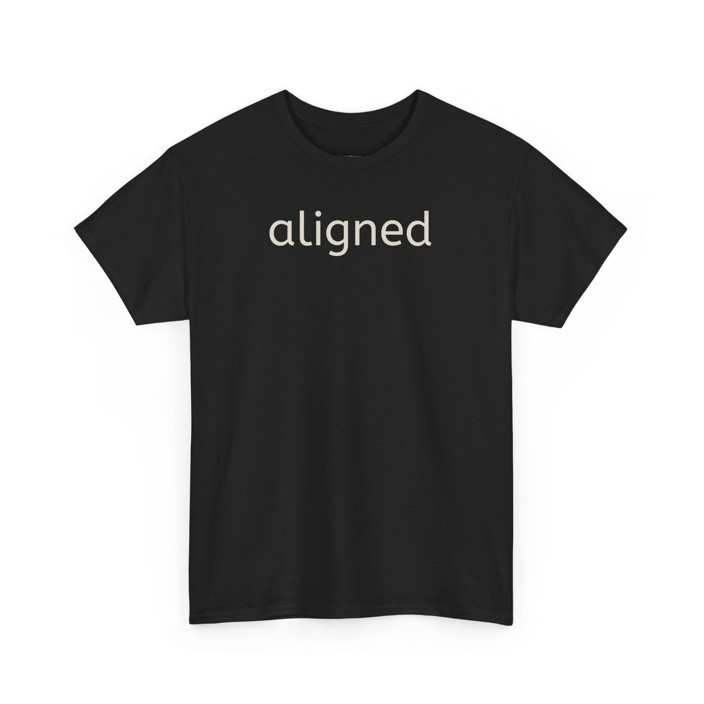 Aligned Unisex Heavy Cotton Tee