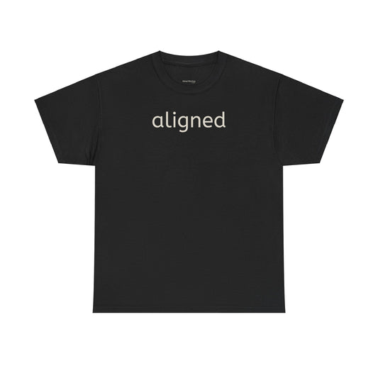 Aligned Unisex Heavy Cotton Tee