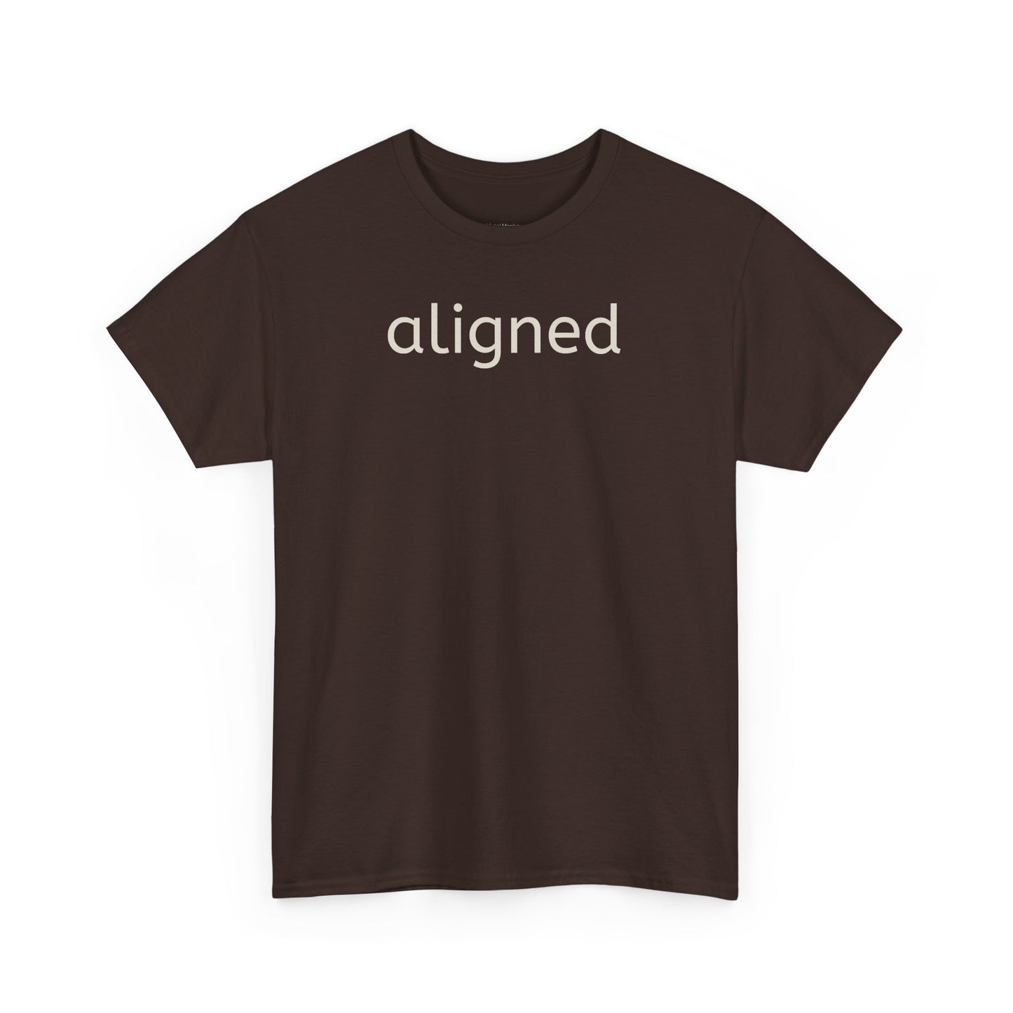 Aligned Unisex Heavy Cotton Tee